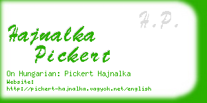 hajnalka pickert business card